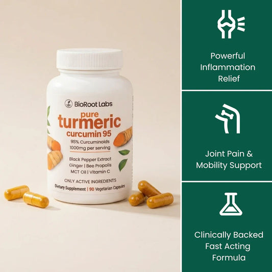 Move More Comfortably with Turmeric Curcumin (1,000mg)